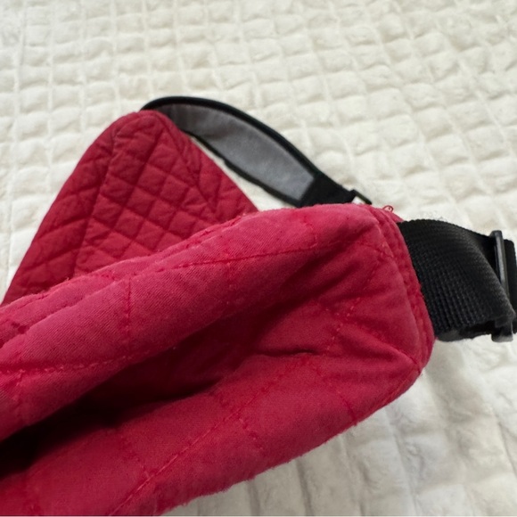 LL Bean Ameribag Healthy Back Bag Sling Backpack ~ Red Quilted Travel Outdoor main image 9